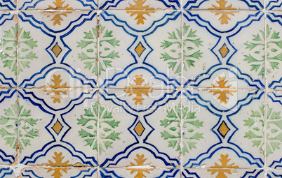 Ornamental old tiles