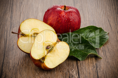 Apples closeup