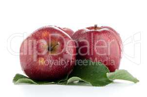 Ripe red apples