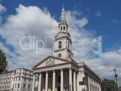 St Martin church in London