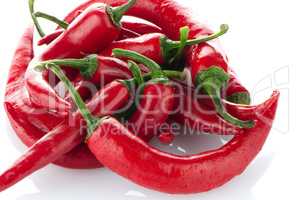 Red hot peppers