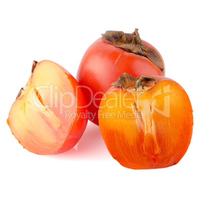 Ripe persimmons