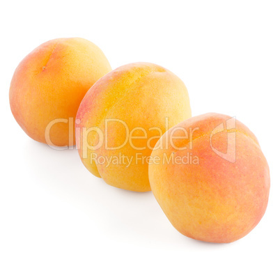 Three sweet peaches