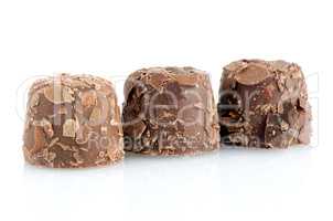 Brown chocolate candies
