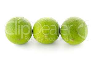 Fresh green limes