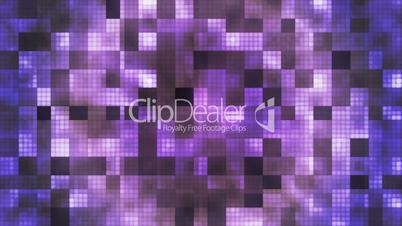 Twinkling Hi-Tech Cubic Smoke Light Patterns, Blue Purple, Abstract, Loopable, HD