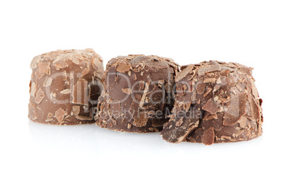 Brown chocolate candies