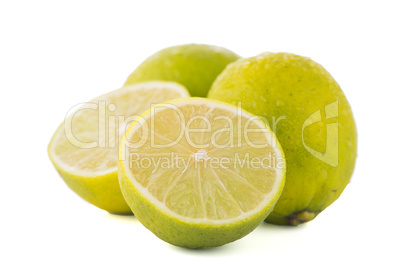 Fresh green limes