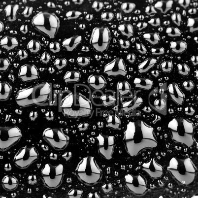 Background of water drops