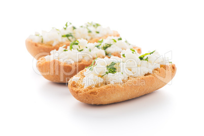 Crispbread with fromage