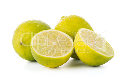 Fresh green limes