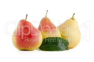Three ripe pears