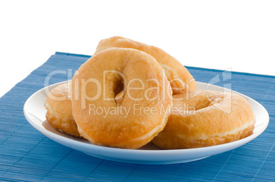 Donuts on a plate