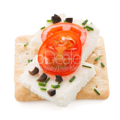 Crispbread with fromage