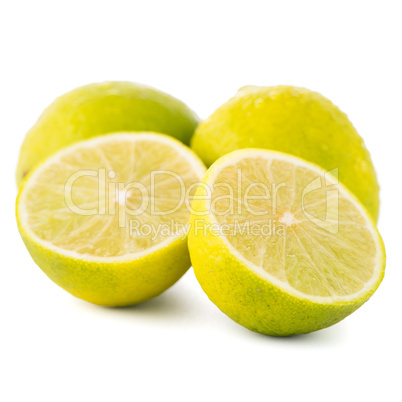 Fresh green limes