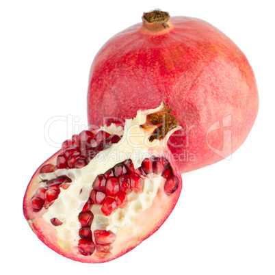 Ripe pomegranate fruit