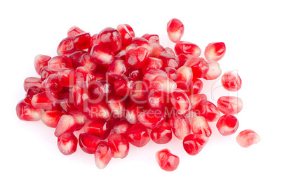 Pomegranate seed pile