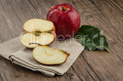 Apples closeup