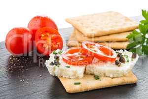 Crispbread with fromage