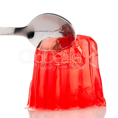Strawberry gelatin