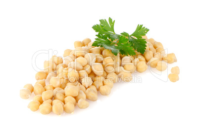 Pile of chickpeas