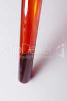 Test tubes filled with blood to analyze doping
