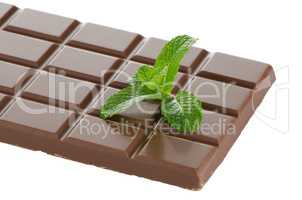 Closeup detail of chocolate