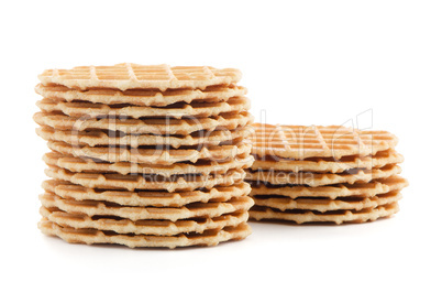 Pile of sweet waffles Pile of sweet waffles