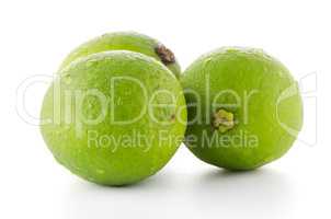 Fresh green limes