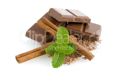 Closeup detail of chocolate parts Closeup detail of chocolate parts