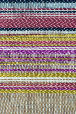 Multi color fabric texture