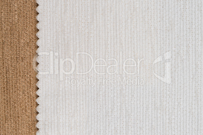 White and brown fabric texture