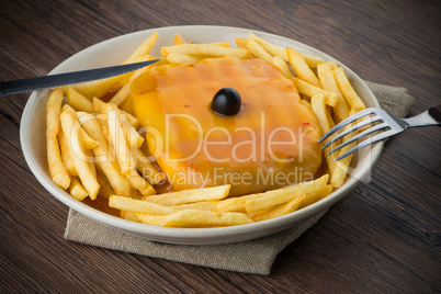 Francesinha on plate