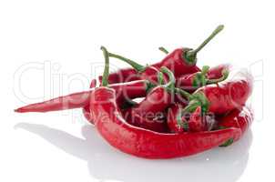 Red hot peppers