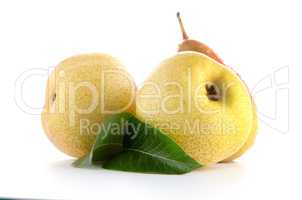 Three ripe pears