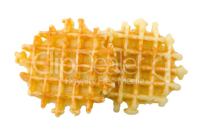 Pile of sweet waffles Pile of sweet waffles