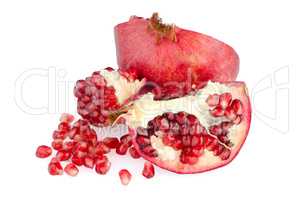 Ripe pomegranate fruit