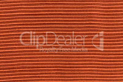 Orange striped fabric