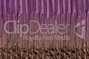 Violet cloth material