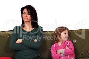 mother and daughter quarrel
