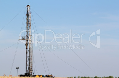 heavy industry oil drilling rig