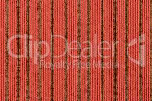 Red striped fabric