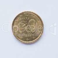 Spanish 10 cent coin