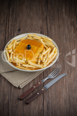 Francesinha on plate