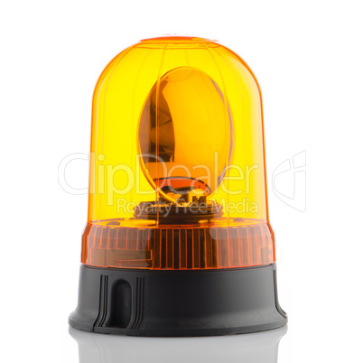 Orange rotating beacon