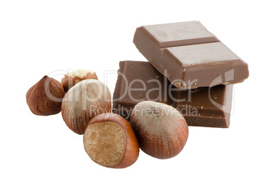 Chocolate Bar with hazelnuts