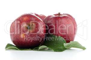 Ripe red apples