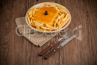 Francesinha on plate