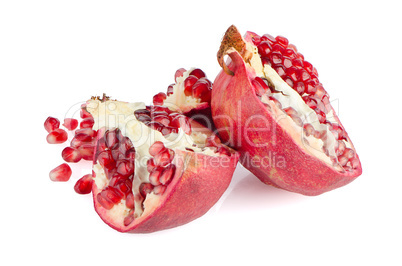 Ripe pomegranate fruit