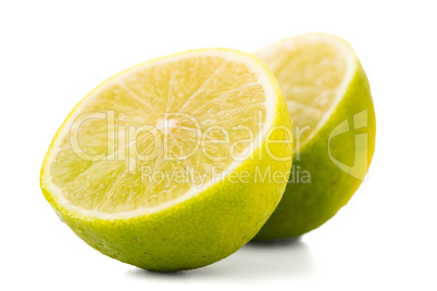 Fresh green limes